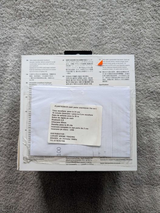 Casti Bluetooth Plantronics BackBeat Fit 6100 Sport Negru