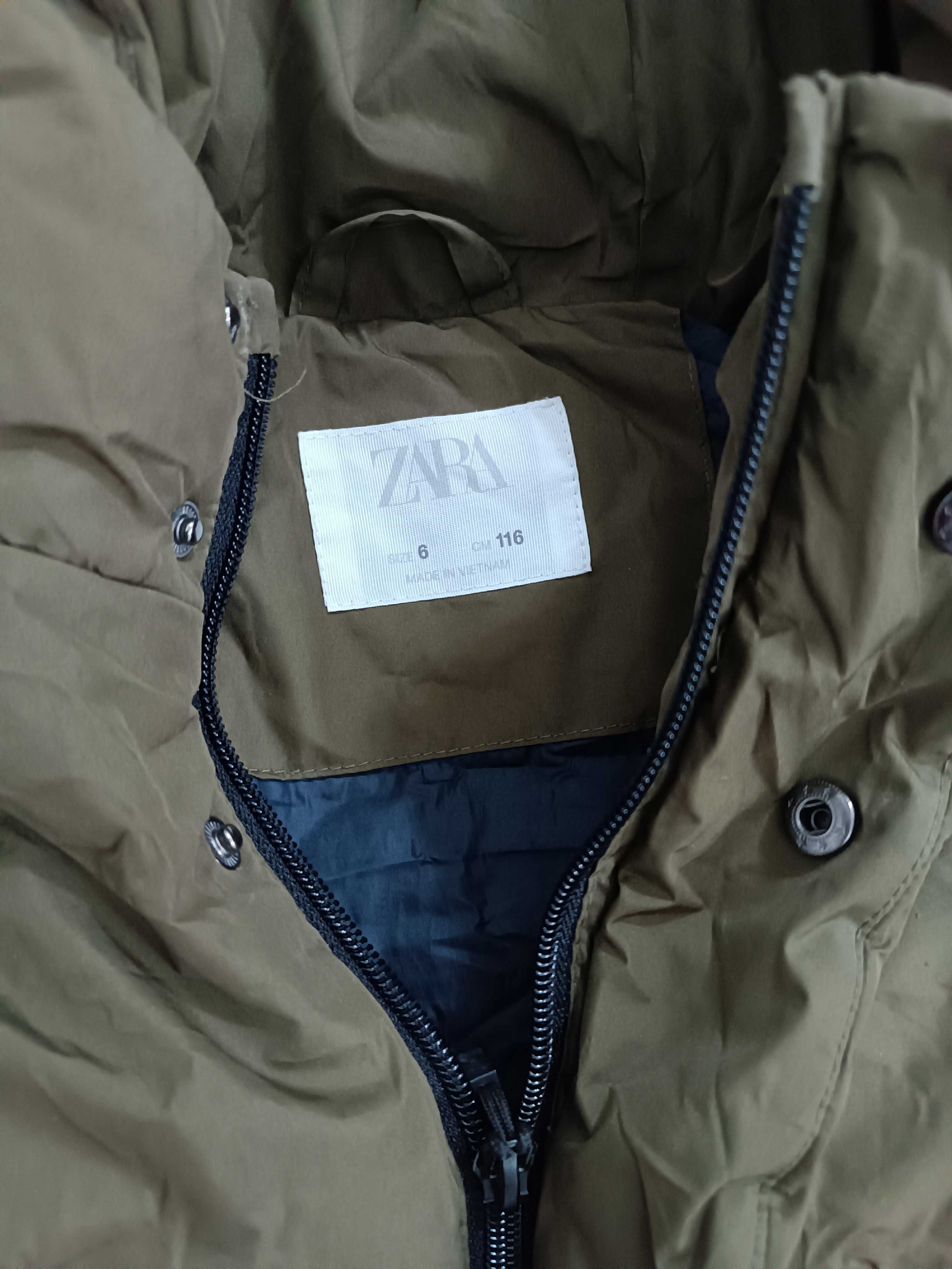 Детско яке с пух и пера на zara