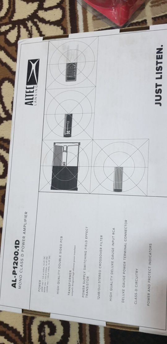 MONOBLOK 1200W,  Pioner bass 1300W