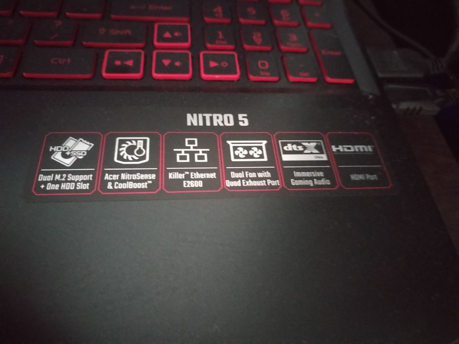 Laptop Gaming ACER Nitro 5,AMD Ryzen5 5600H,16GB RAM,RTX 3050