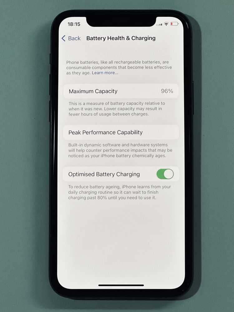 iPhone 11 Pro Midnight Green 96% battery