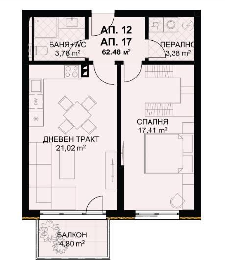 Продава се Двустаен апартамент в Варна, Бриз - 77 кв.м за 1884 €/кв.м - Снимка #2