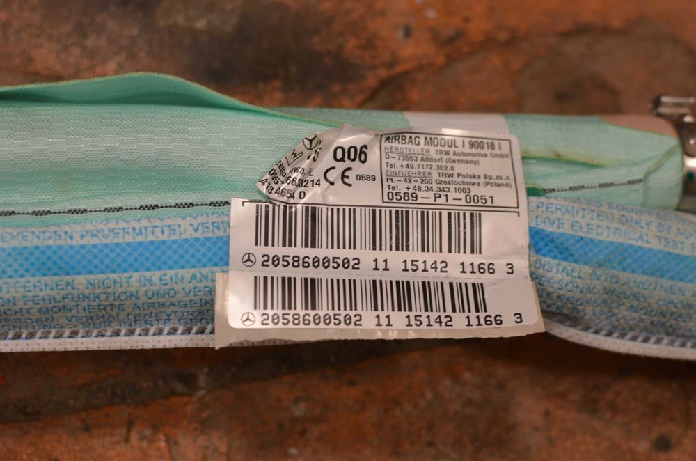 airbag cortina Mercedes w218 stanga dreapta