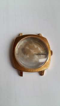 Carcasa ceas mecanic placata in aur