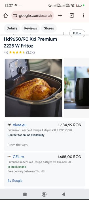 Airfryer Philips 9650/90 xxl