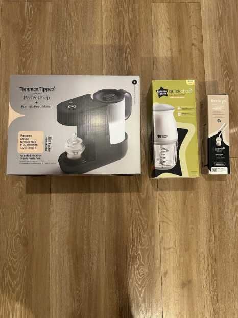 Tommee Tippee уред за адаптирано мляко + блендер + мобилен миксер