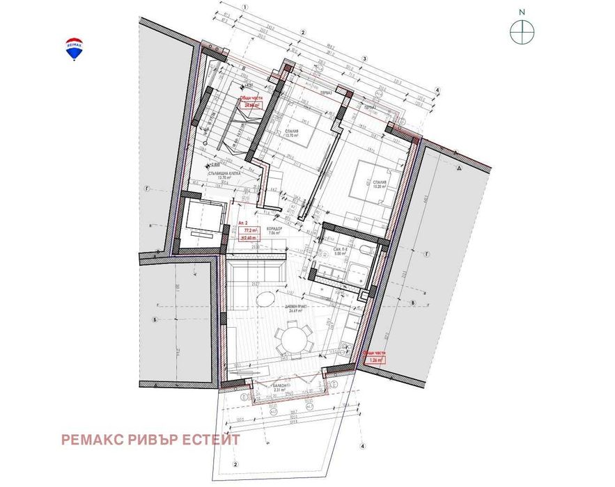 Продава се Тристаен апартамент в Русе, Център - 114 кв.м за 1482 €/кв.м - Снимка #4