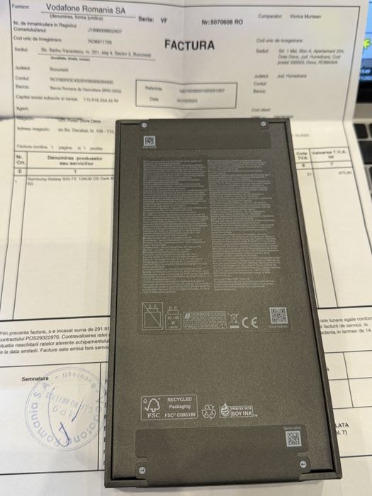 Samsung Galaxy S25 FE, Dual SIM, 8GB RAM, 128GB, 5G