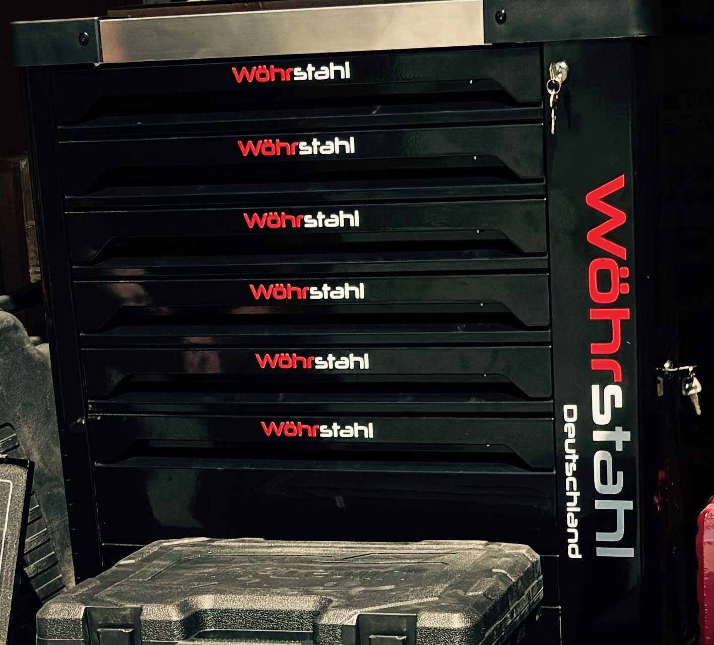 Wöhrstahl Toolbox подвижна  количка с инструменти 419 PCS XXL