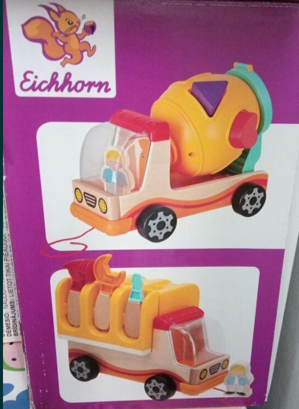 Mașinuță lemn copiii Eichhorn