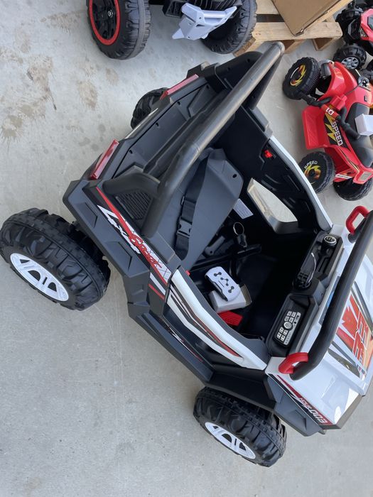 Masinuta electrica pentru copii Nichiduta Off Road 003 White 78W