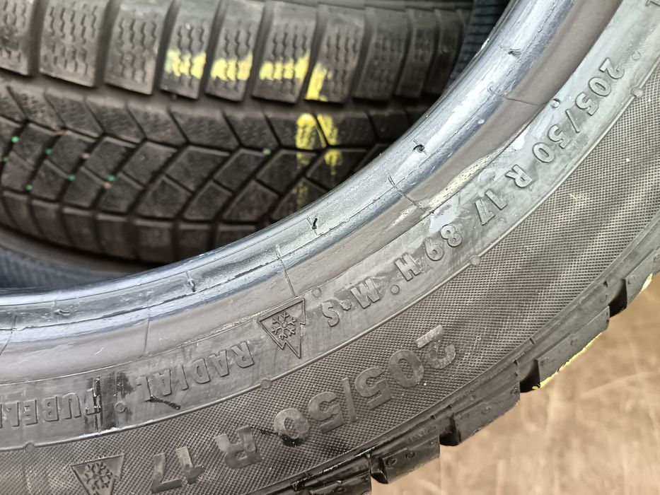 Anvelope MS iarna 205 50 17 continental runflat 2021 5-6mm