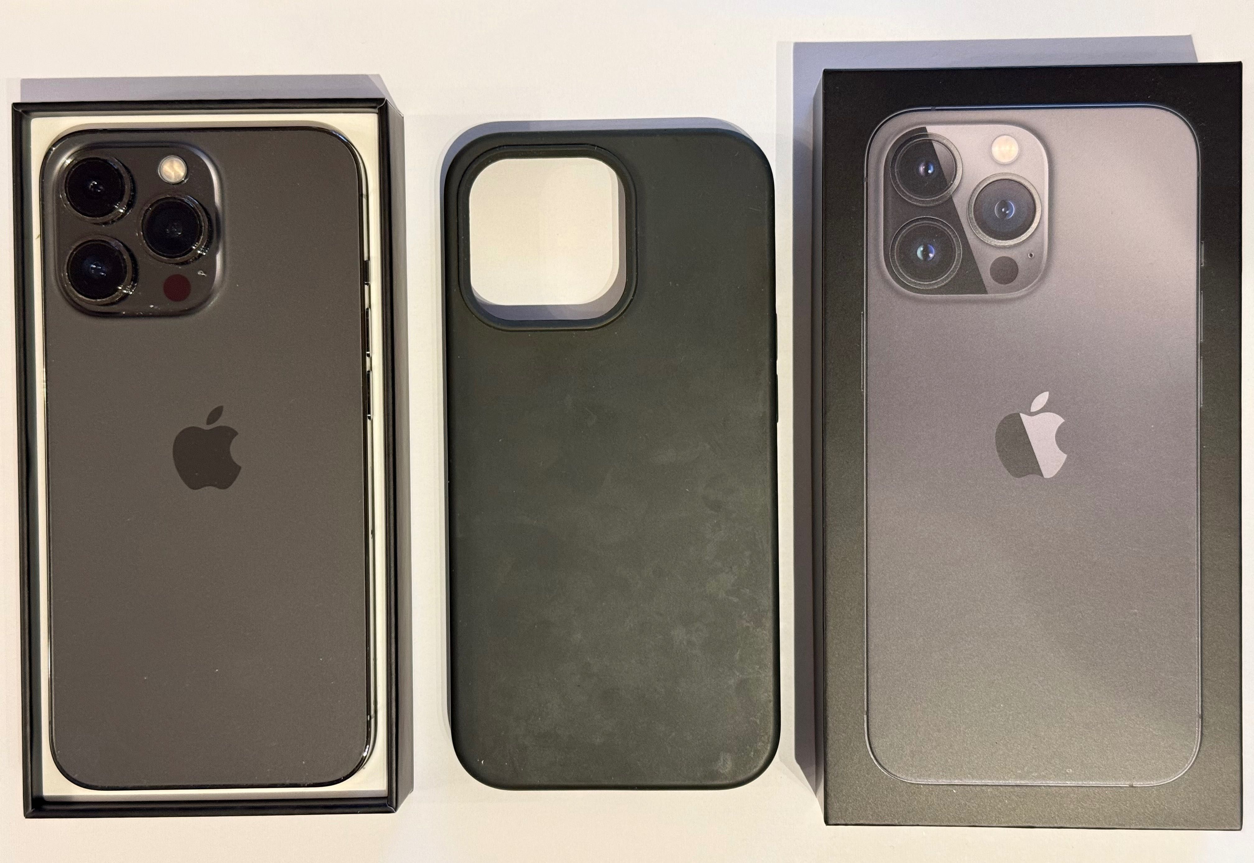 iPhone 13 PRO 512Gb, graphite, cu cutie si husa de protectie incluse.