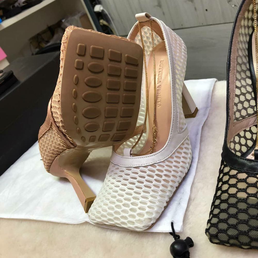 Pantofi Bottega Veneta-piele naturală 100% /cutie saculet aferent bran