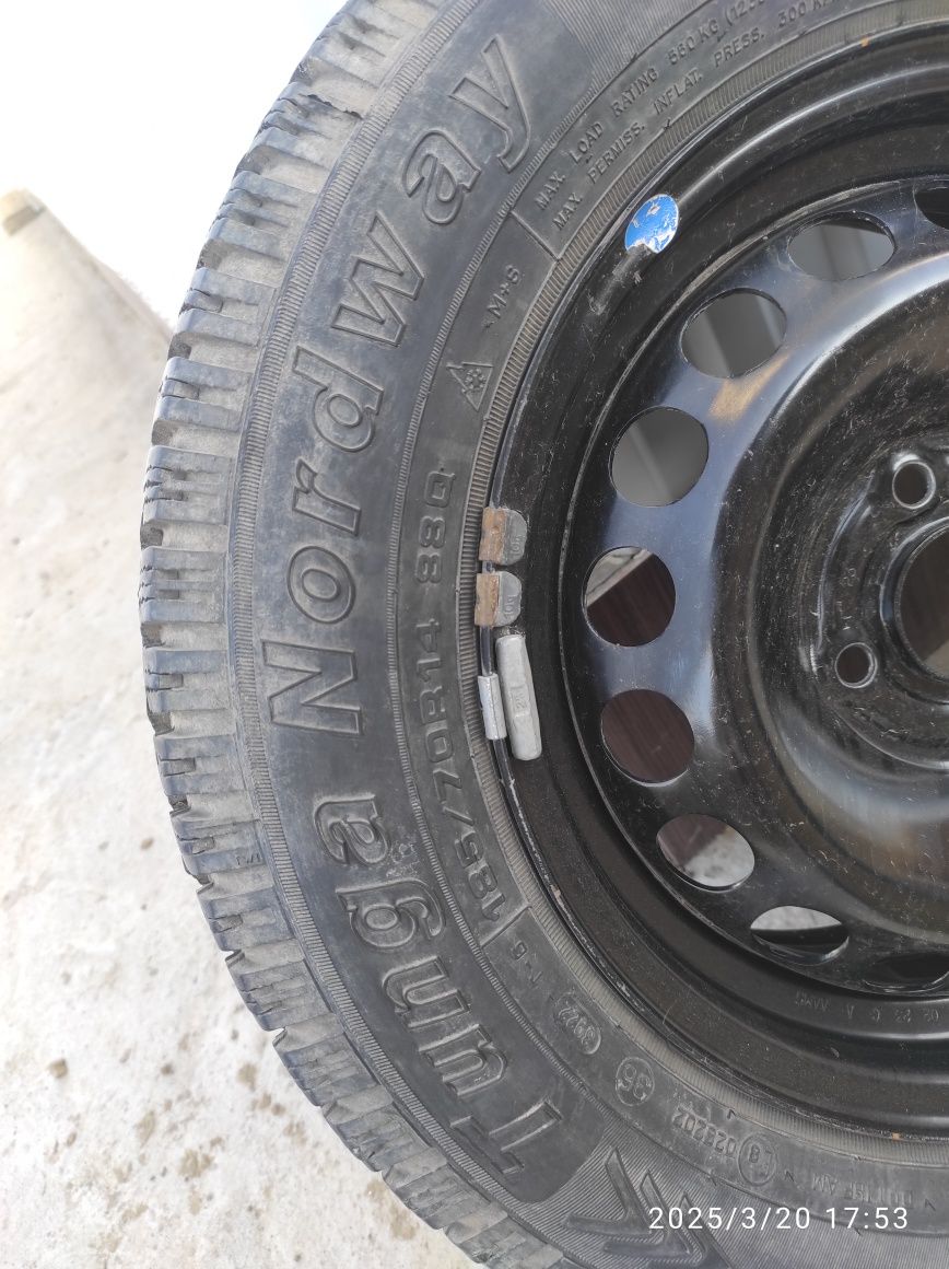 Продам колеса в сборе R14