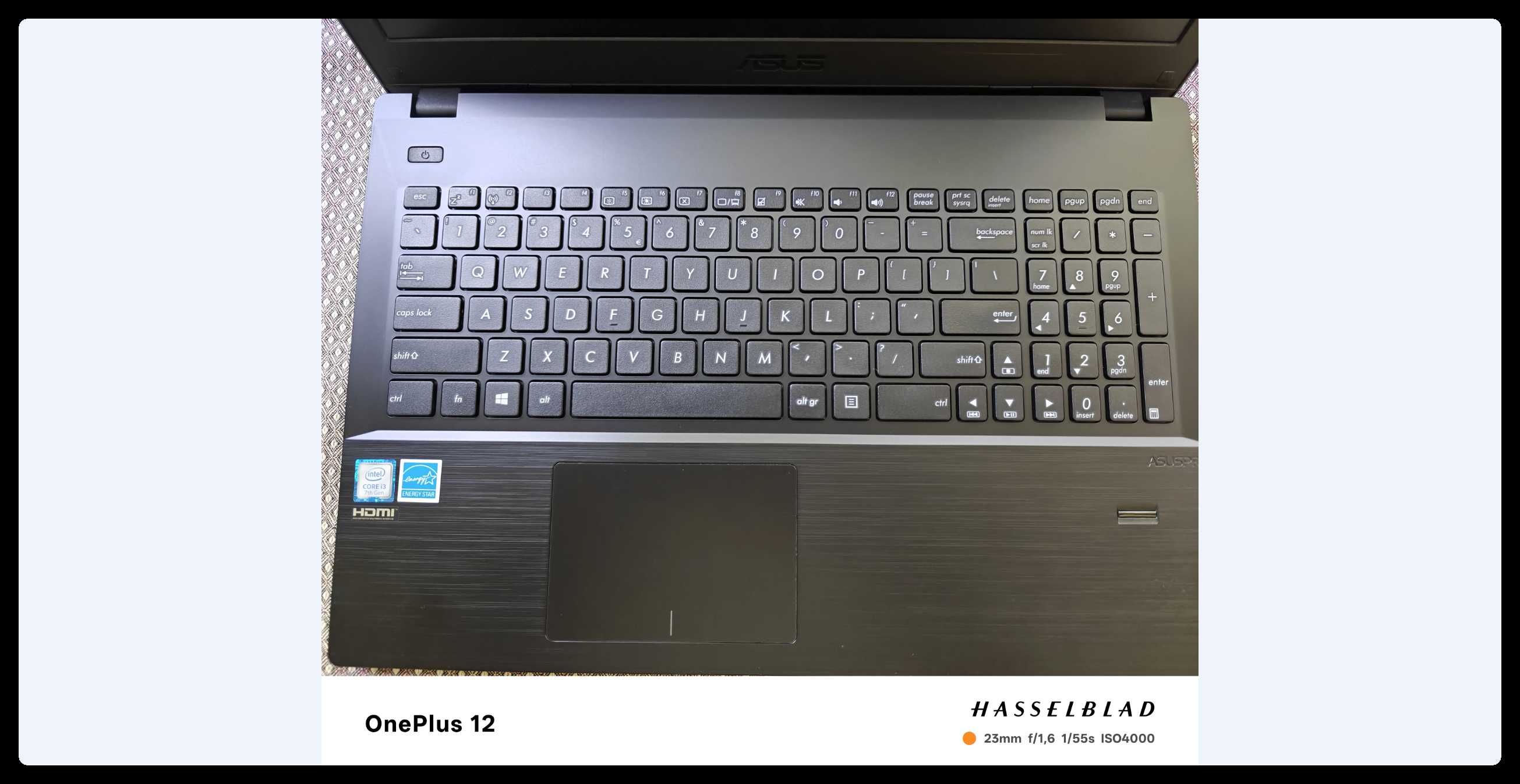 Laptop ASUS P2540UA,I3-7100,16GB RAM
