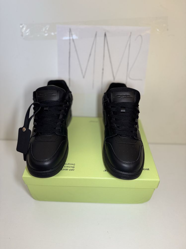 Adidasi Off-White Out Of Office Lace-Up Sneakers full black