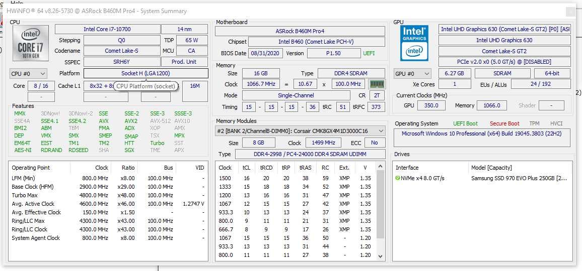 Intel Core i7-10700