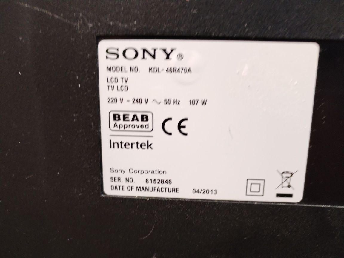 TV Sony 117 cm led
