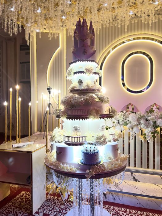 Шоу-торт 2 метр и Тяжелый Дым для свадебных мероприятий