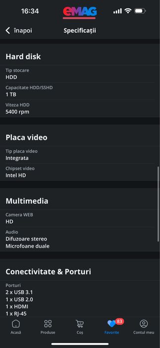 Laptop Dell Inspiron 3584