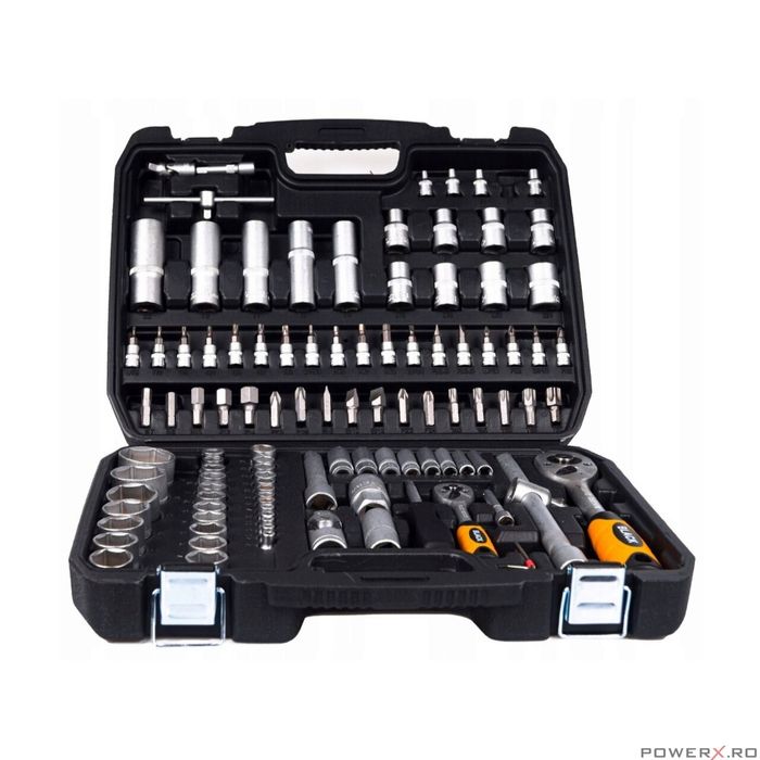 Trusa de Scule Chei Tubulare 108 pcs BLACK