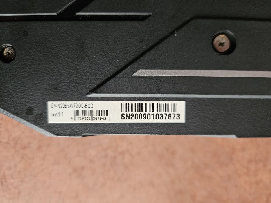 Placa video PCie Gigabyte Nvidia RTX 2060 Super 8Gb DDR6