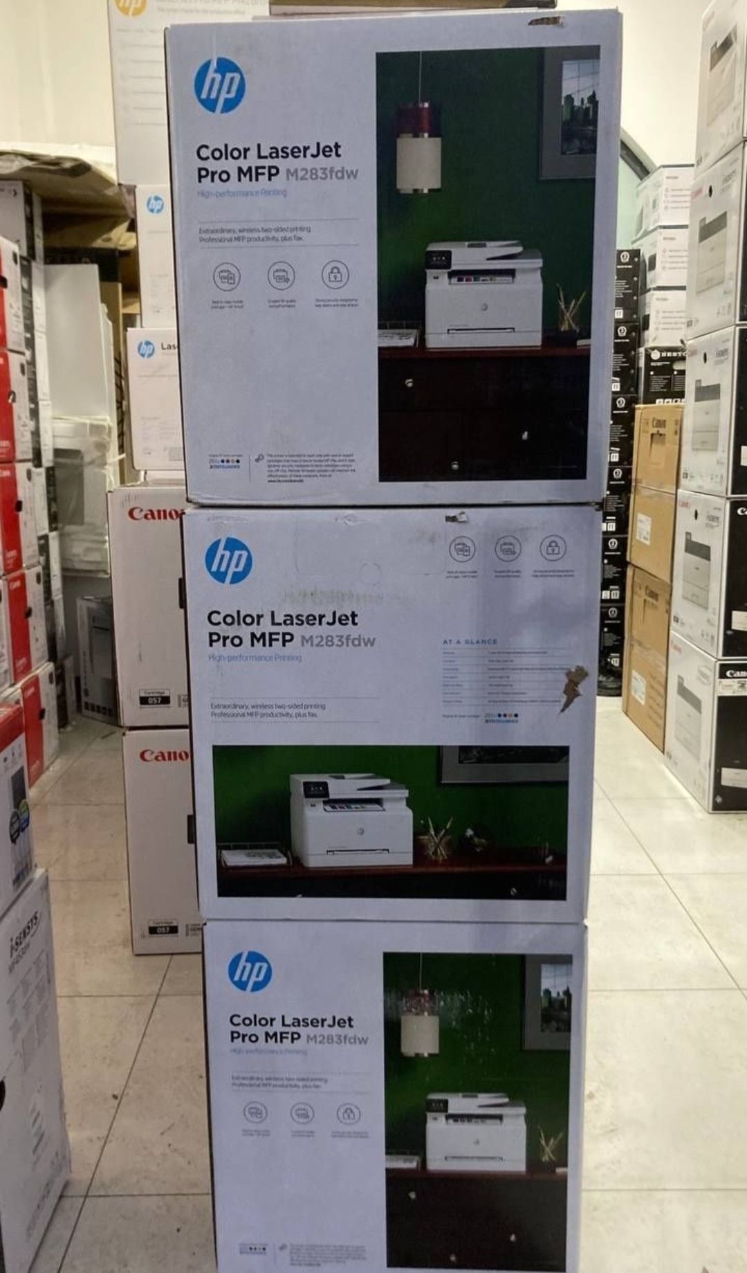 Принтер HP Lazer CLJ-pro 283fdw