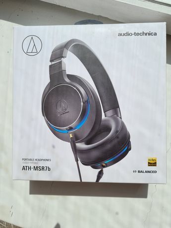 Наушники Audio-Technica ATH-MSR7b, Black-Blue