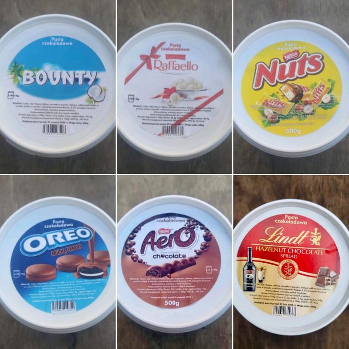 Pastă de ciocolata MIX cutie, stoc limitat