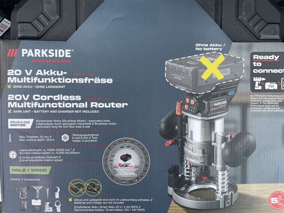 Freza multifunctionala Parkside Petformance cu garantie