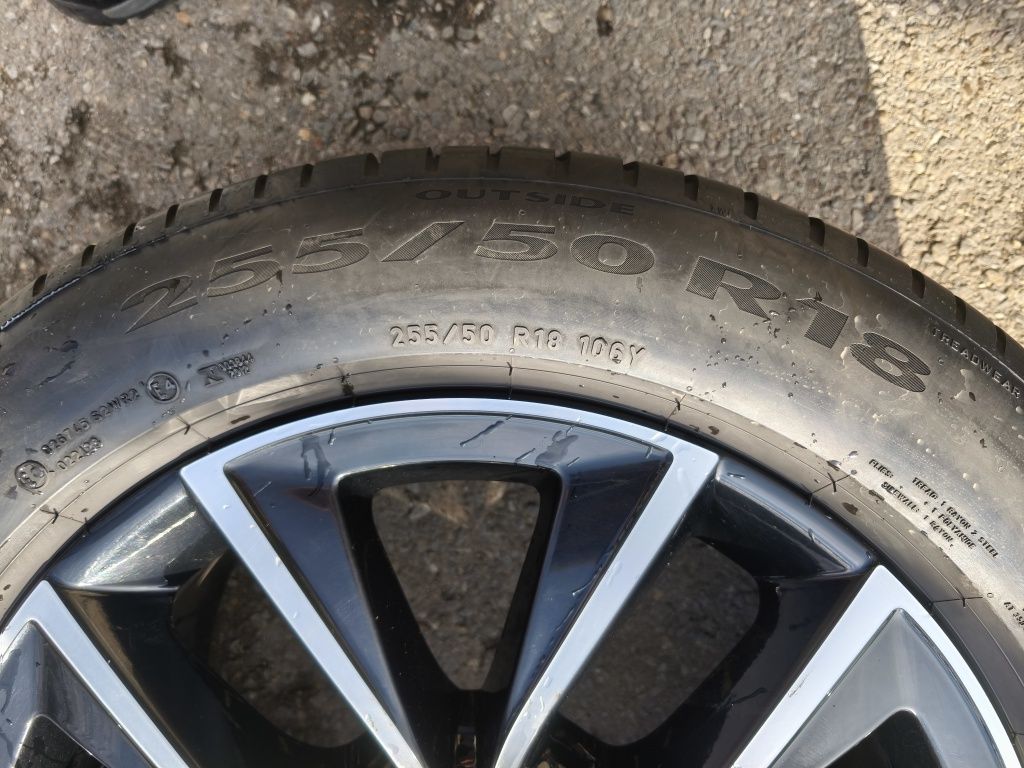 255/50/18" 4бр Pirelli cinturato P7,dot0121,6-7mm