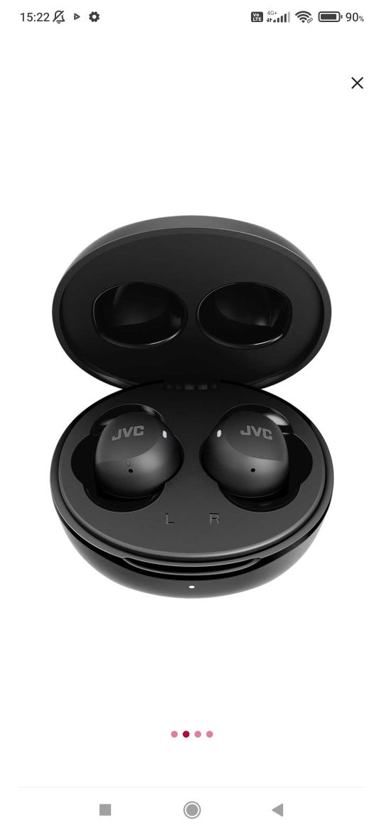 Casti JVC HA-A6T-B-U, True Wireless, Bluetooth, In-Ear, Microfon,negre