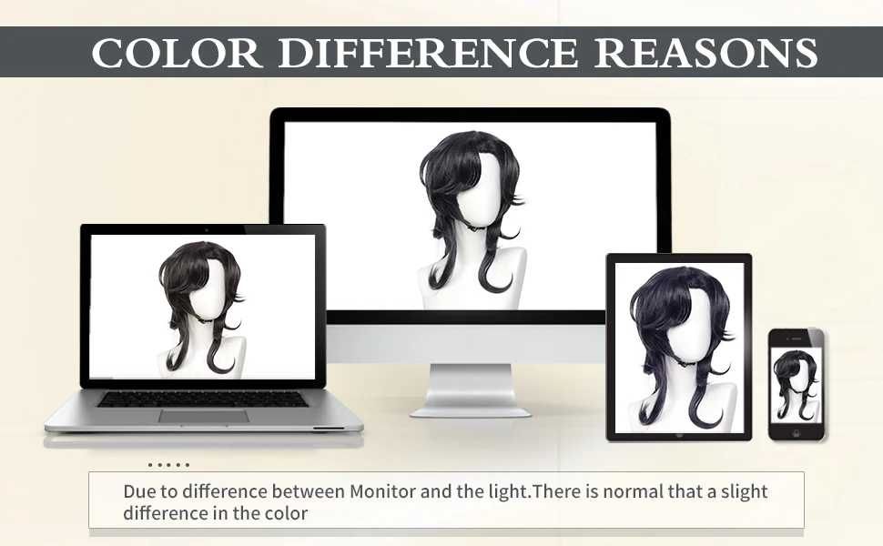 Аниме перука синьо сива Fifth Personality Knight