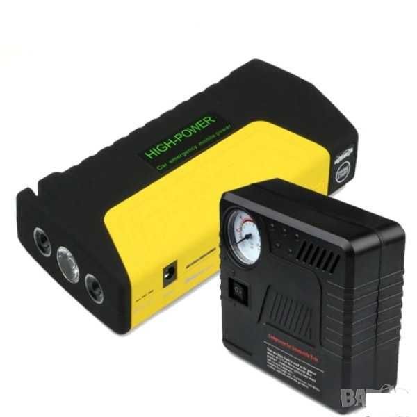 Стартерно зарядно устройство/JUMP STARTER с компресор за гуми-904626