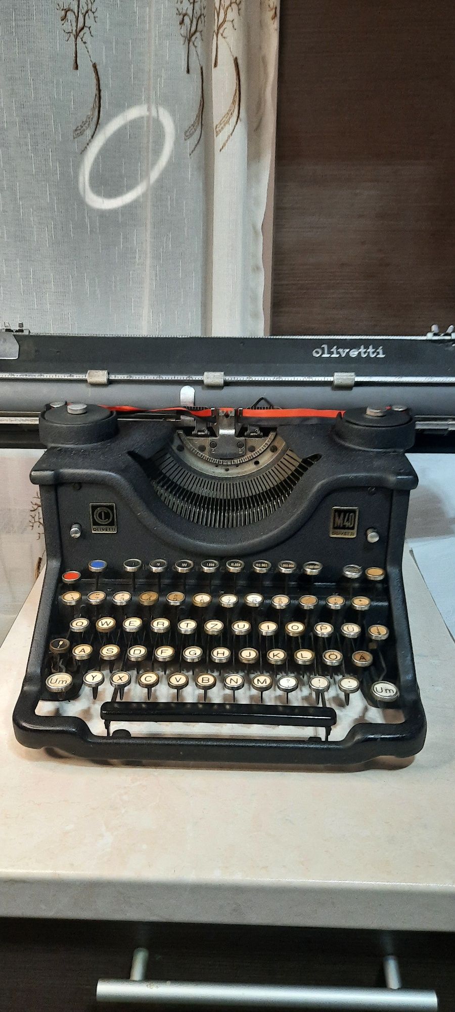 Mașină de scris Olivetti M40 -1931 impecabilă