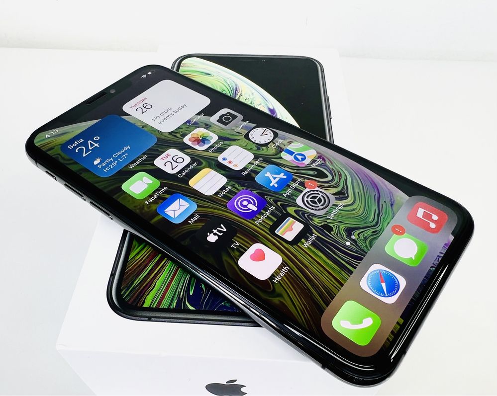 Apple iPhone XS Max 64GB Space Gray 100% Батерия! Гаранция!