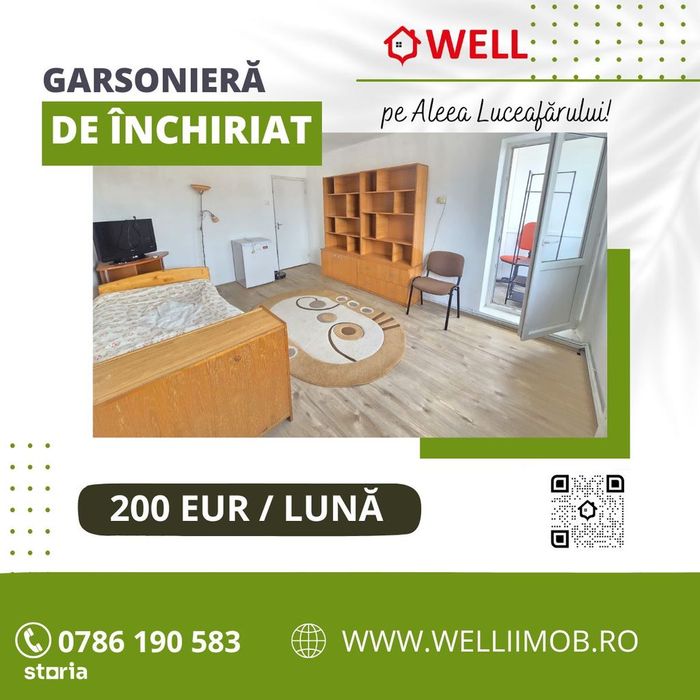 De închiat garsonieră în Sfântu Gheorghe, pe strada Luceafărului!