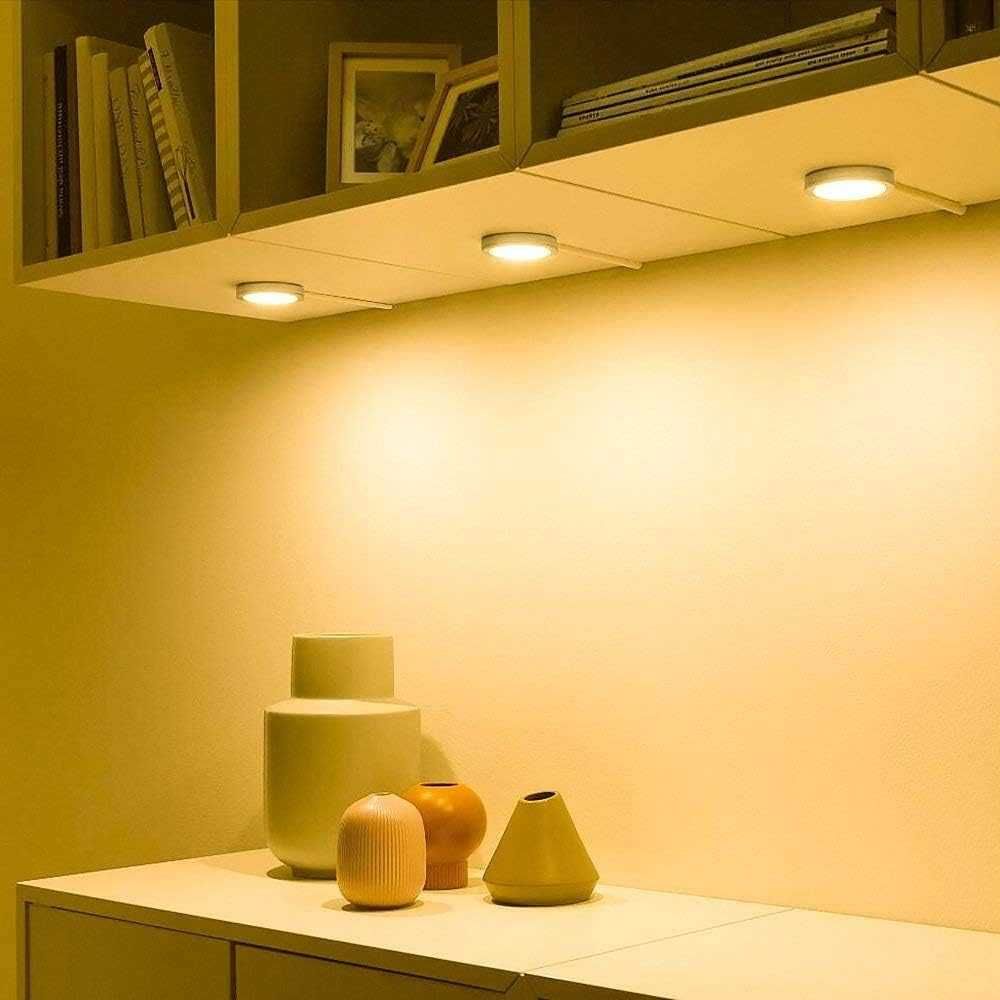 НОВO! LED осветление за шкафове, топло бяло, 7.5W, 3 бр/к-кт