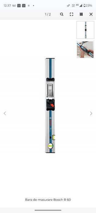Nivela Bosch R60 610mm compatibil GLM80