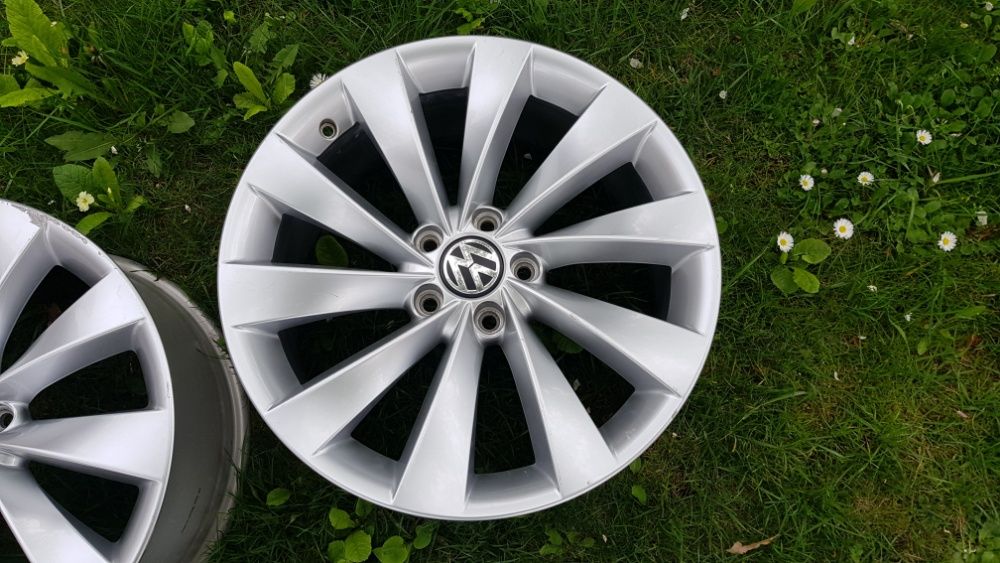 4бр. оригинални лети джанти VW Interlagos 5x112 8Jx18"