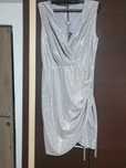 Rochie eleganta argintie