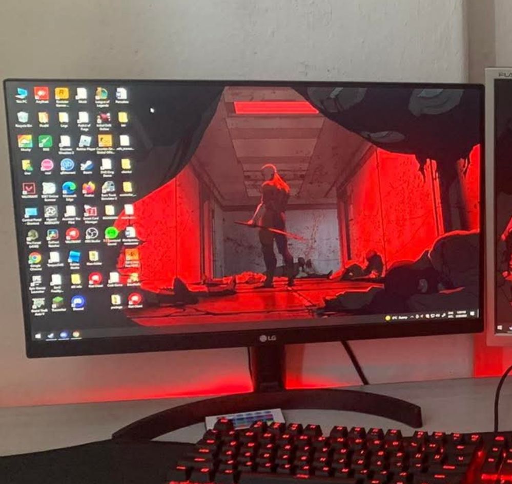 Монитор LG 22Mk600M-B