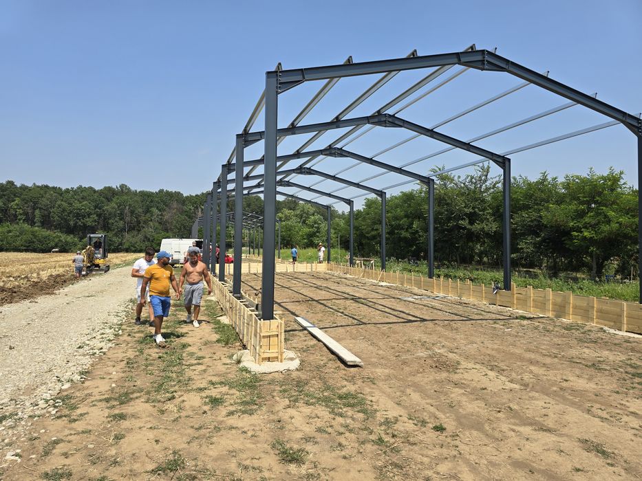 Hala service auto Garaj hala productie depozitare structură metalică