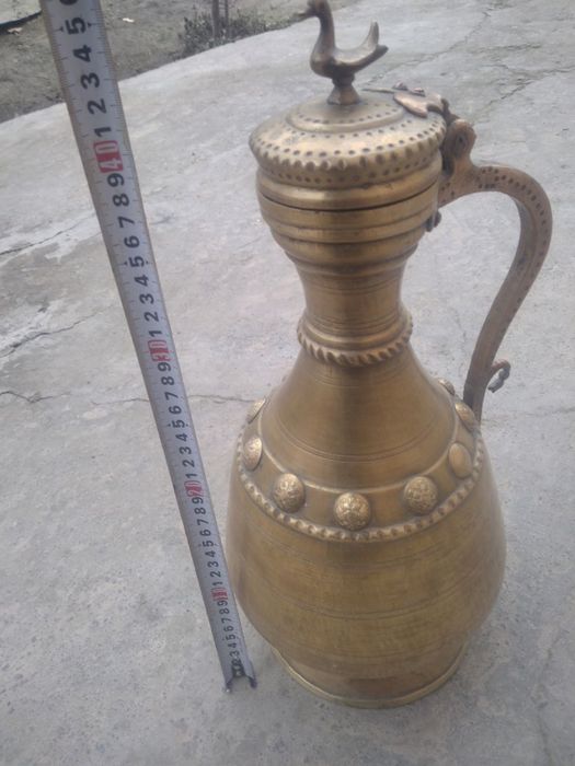 Антикварный куза Продаю 19 века  мед латун Самарканд