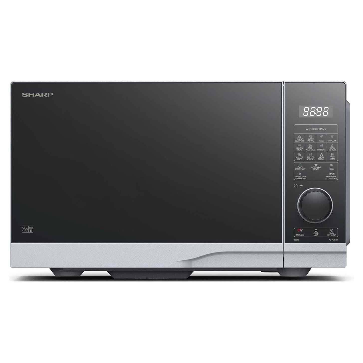 Микровълнова фурна Sharp 25L с грил и конвекция (YC-PC254AE-S) 2050W