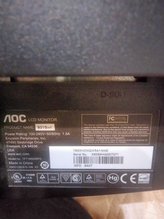 Продам монитор в отличном состоянии