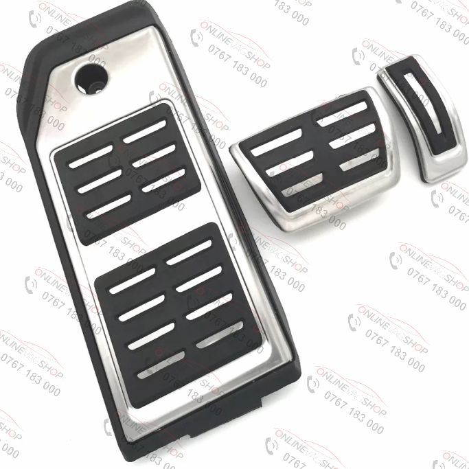 Set Pedale inox Audi Q7, Q8 , VW Touareg ,Cayenne transmisie automata