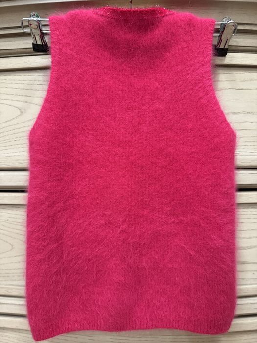 Pulover fără mâneci din cașmir, angora și lână, 13-14 years.