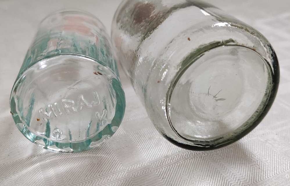 Colecție sticle borcane vechi anii 70 80 lapte iaurt conserve